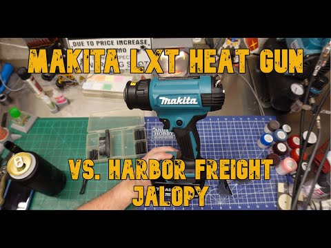 Makita 18V LXT Heat Gun XGH02ZK hot tool unboxing and review!