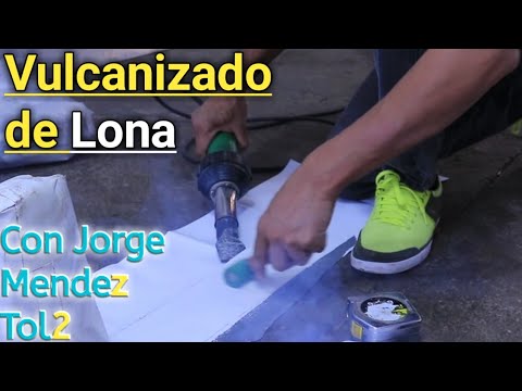 Cómo Soldar Lona De Toldos // Cómo Vulcanizar Lona De Toldos con Jorge Mendez D&#039; La Casa De Los Tol2